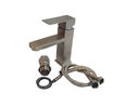 LLAVE DE LAVAMANOS MONOMANDO ACERO 7 PULG CUADRADA NT16202-7