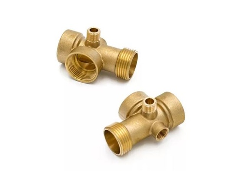 CONEXION 5 VIAS TEE DE BRONCE PARA BOMBAS DE AGUA