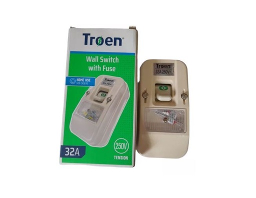 INTERRUPTOR DE PARED CON FUSIBLE