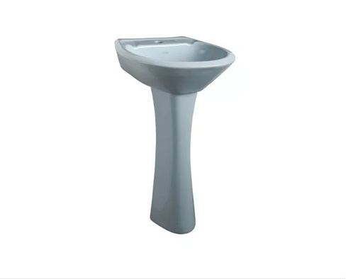 LAVAMANOS C/PEDESTAL VENCERAMICA AZUL SHELBY