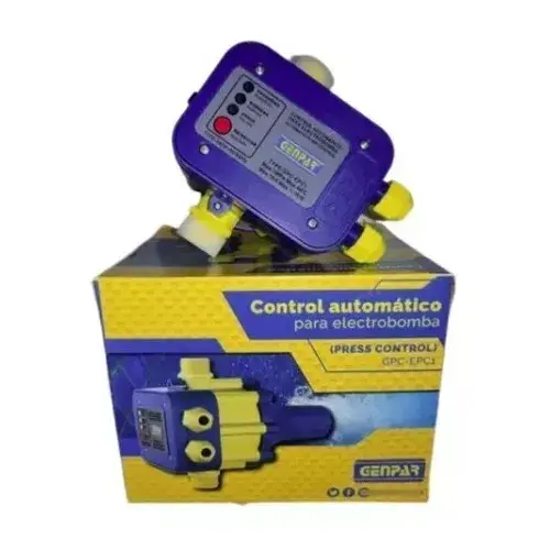 PRESS-CONTROL P/BOMBA DE AGUA 110/220V GENPAR, 10AMPc